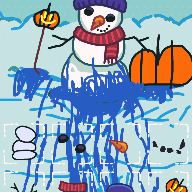 Snowman dress up by @A_Anguish