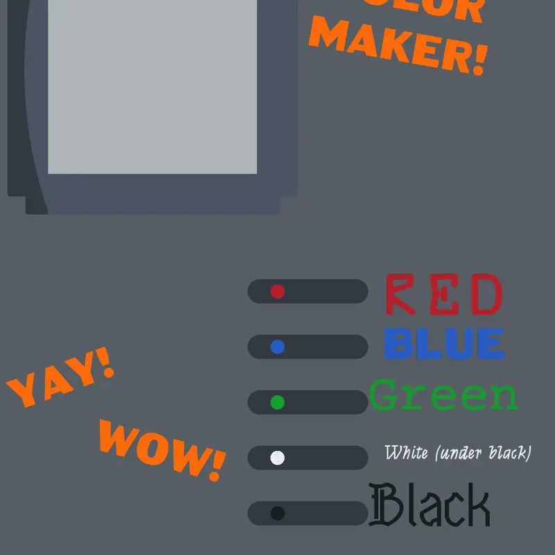 Make your own colors! by @Samisinthesky14