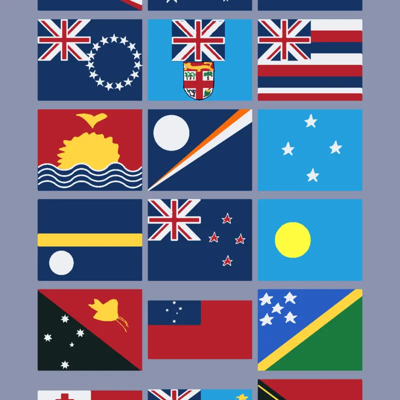 Flag Band Oceania: Update for Easter :) by @Vaduz
