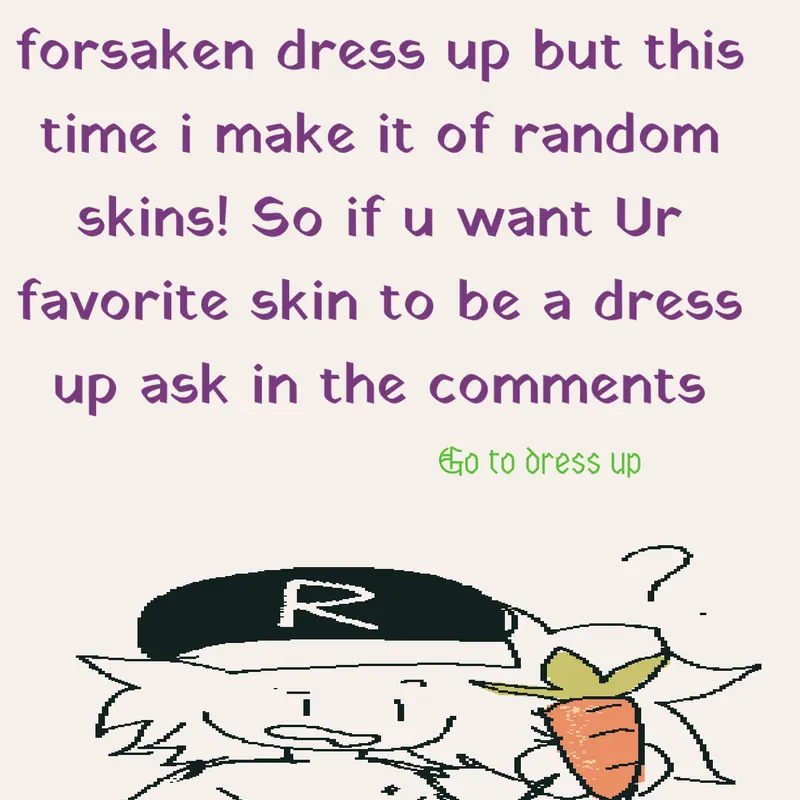Forsaken comments by @Ralsei_deltaruneXD