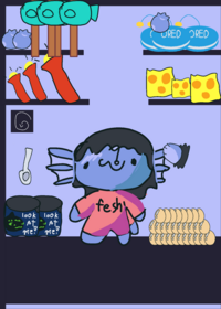 Feeding Sebastian?
