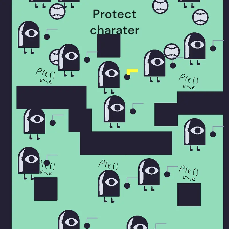 save charater from creatures by @PrinceArchCabato