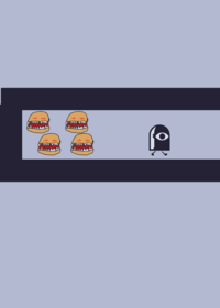 Burgers chase you!