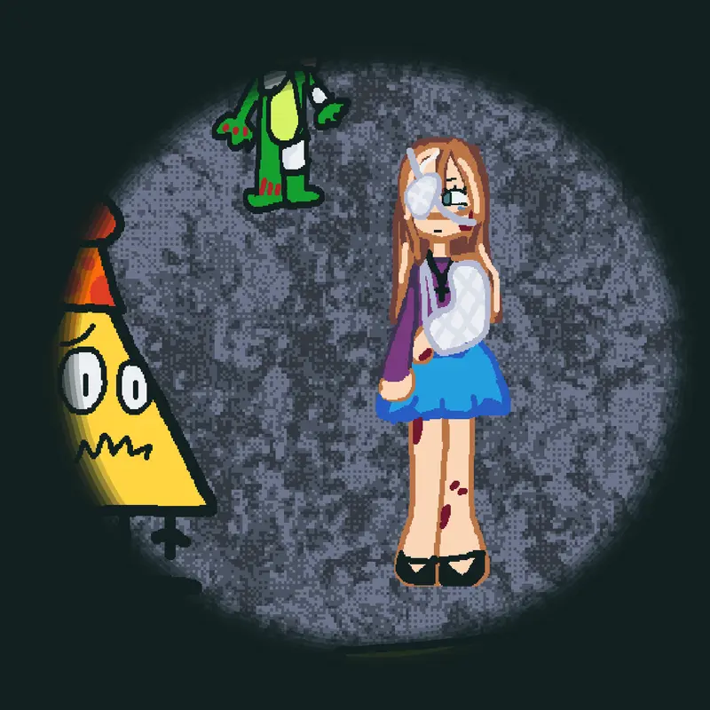 Scary remix #scary #horror #art #drawing by @Lilac_off