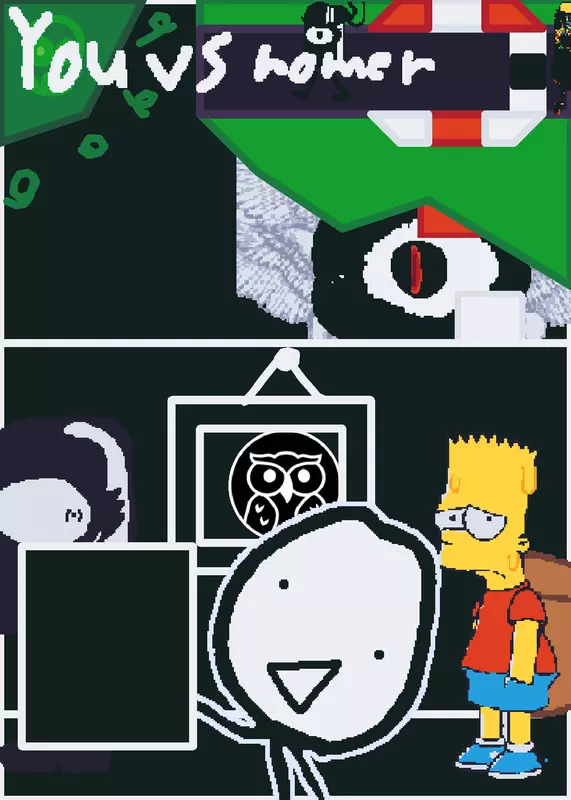 You Vs Homer Revamped by @Pizzalord_333
