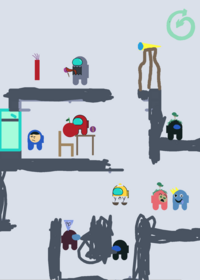 Tip: If you click on red he will be impostor.