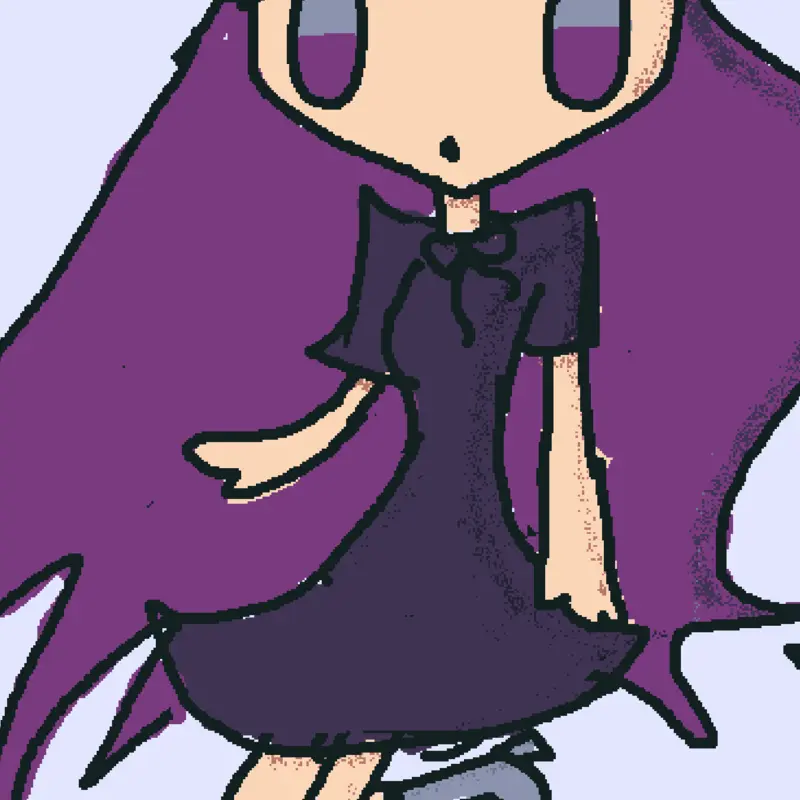 Magical girl drawing by @CherriesAndMarshmallows
