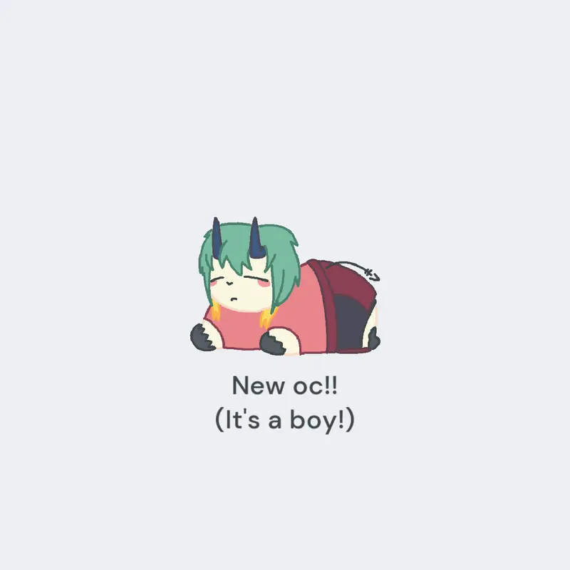 I liked him, he's cute :3 by @Zariel_Br