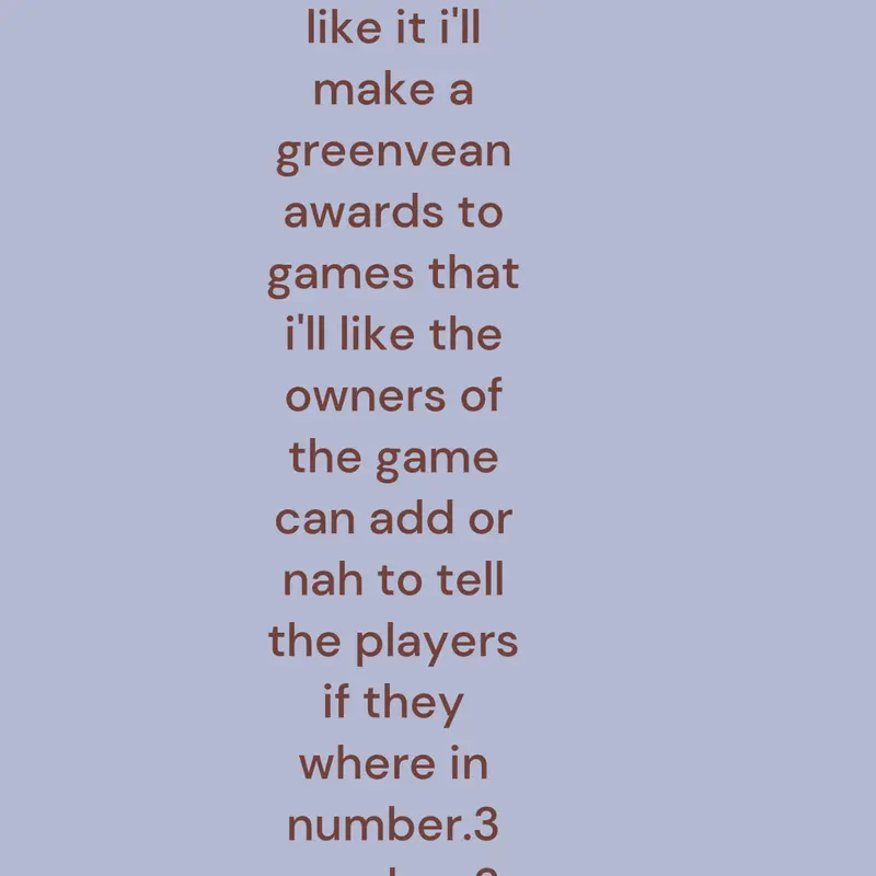 Game by @mr-greenbean