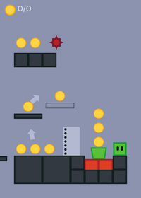 Green Cube Adventure 7 in Castle Port