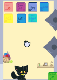 Cute black Cat
