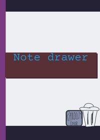 Note drawer