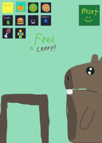 Feed a capybara