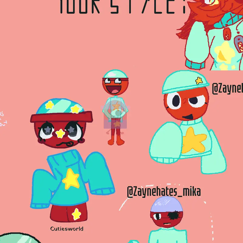 draw Gigi on your style by @pinkiofc