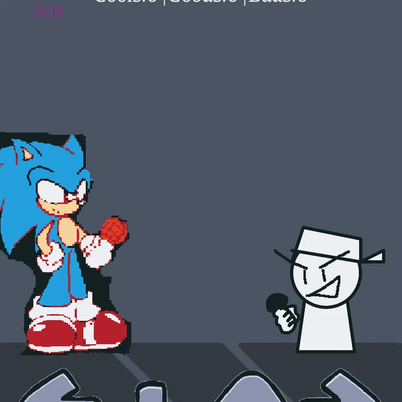 FNF VS SONIC THE HEDGEHOG CD by @GABRIEL1122637996
