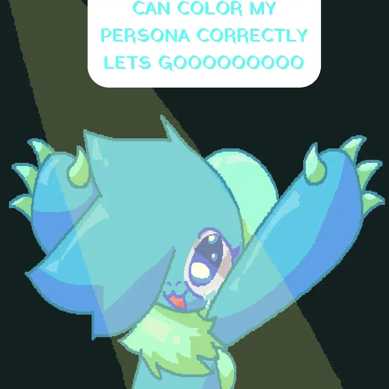 I CAN FINALLY COLOR MY PERSONA CORRECTLY by @CocoTheDino