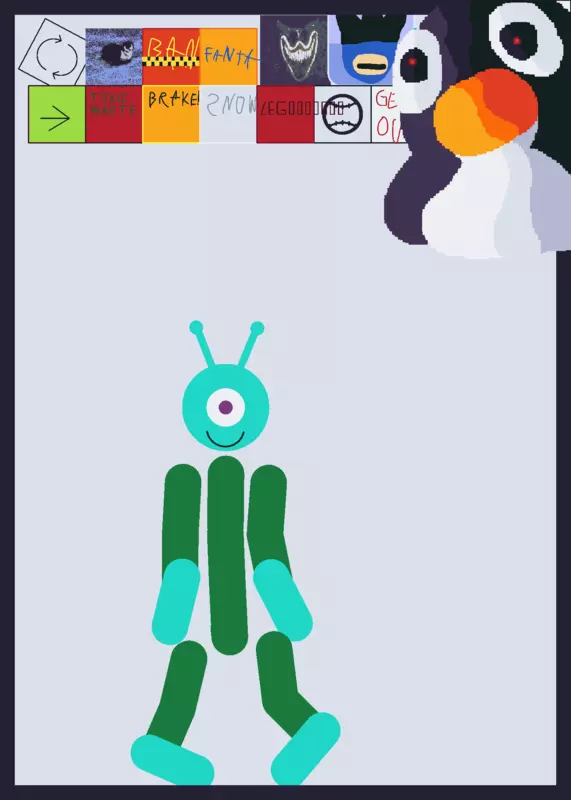 Alie the alien!! by @blizzfrost