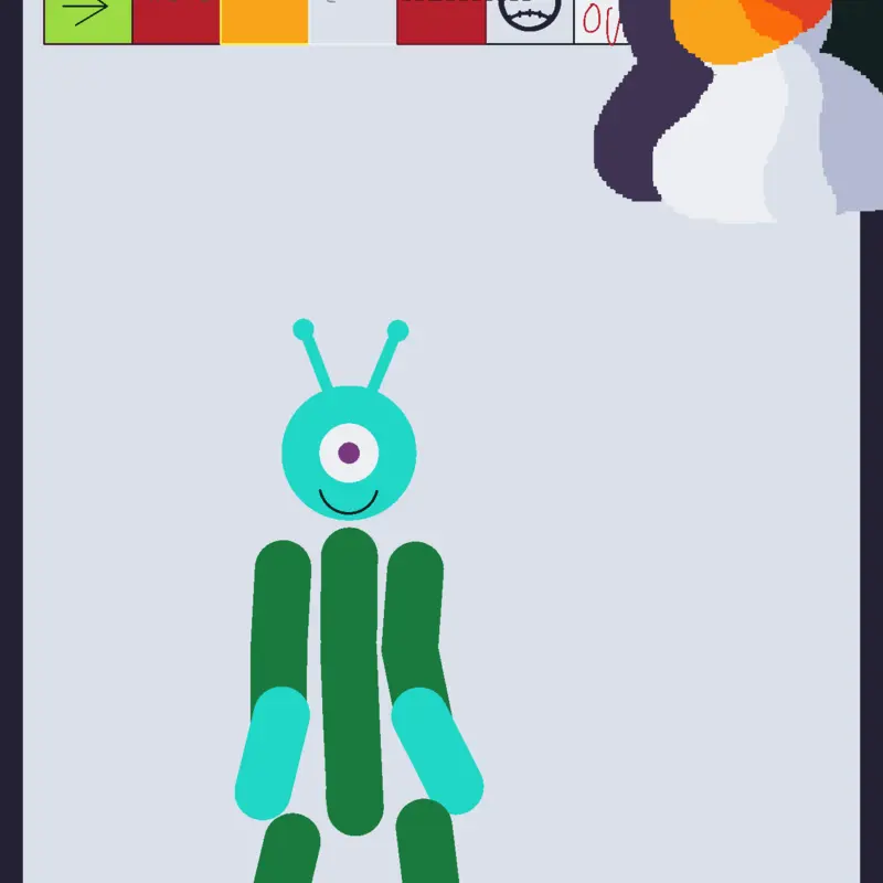 Alie the alien!! by @blizzfrost
