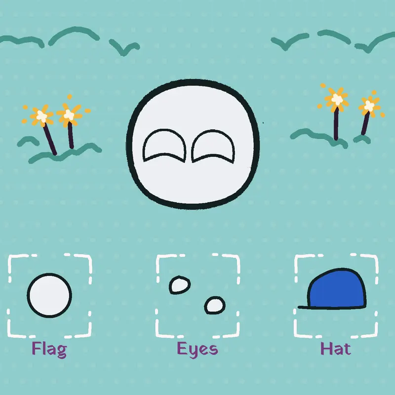 I've always wanted to make a countryball by @Hugoball_History_Games