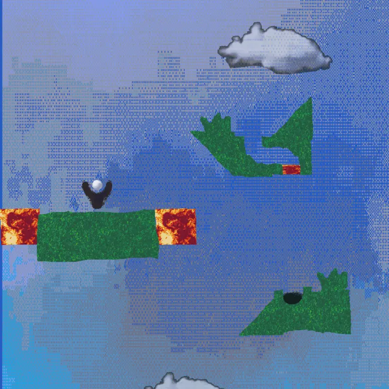 Realistic golf by @m3w0