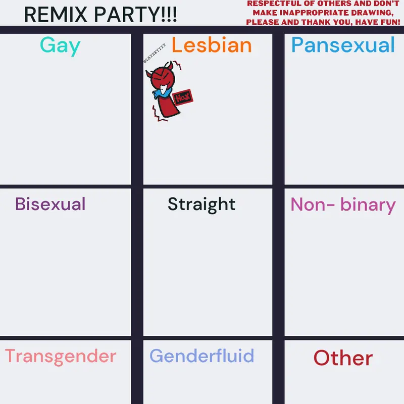 HAPPY PRIDE MONTH! PLEASE REMIX THIS by @LAZEYYYYY