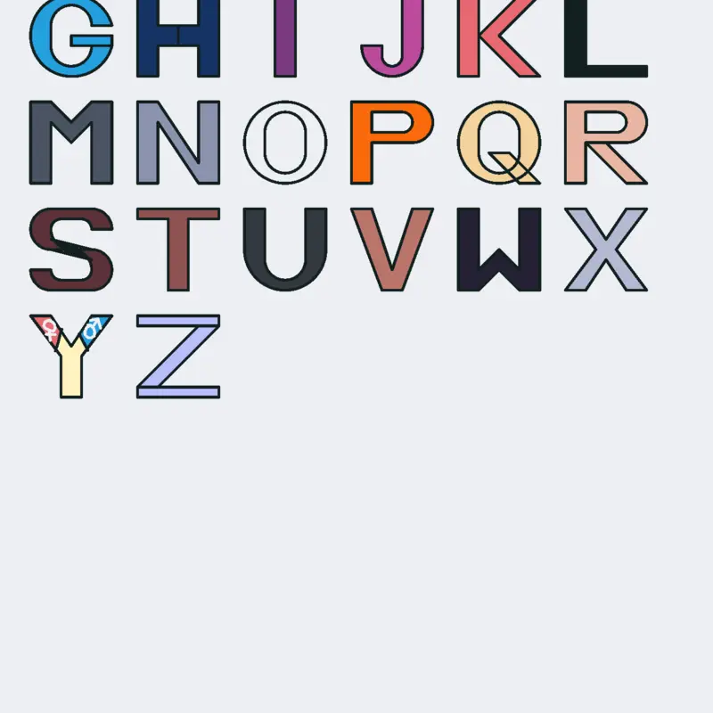 Alphabet Band by @IndahNofita