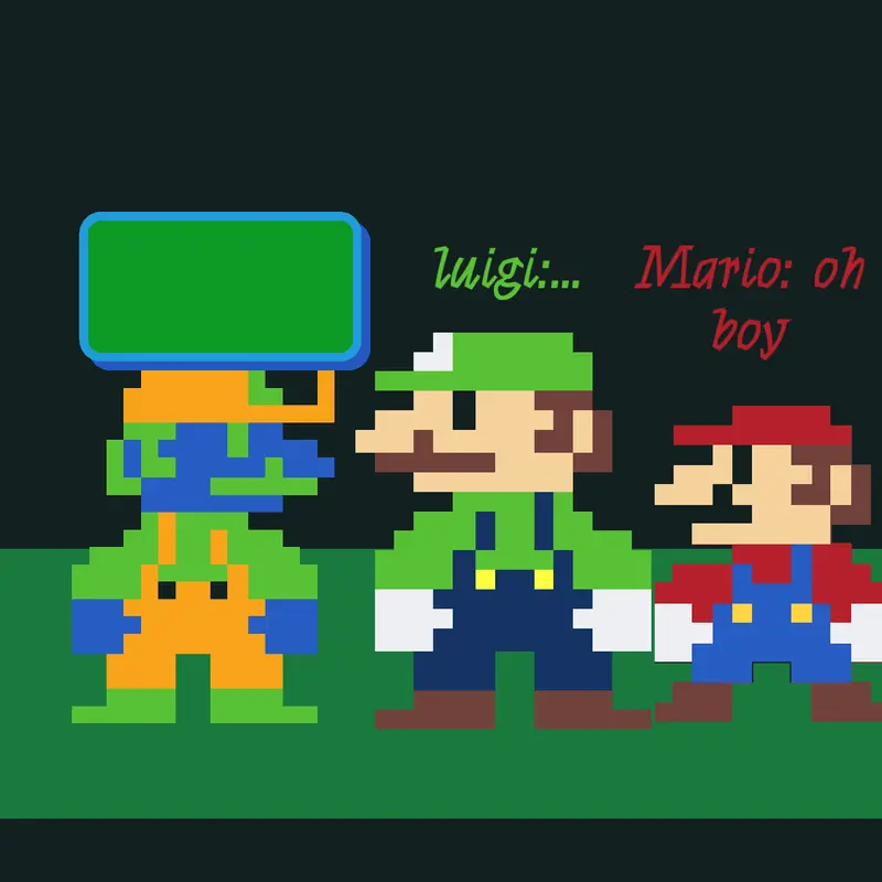 Talk With Harlus mario and luigi by @Mario2509