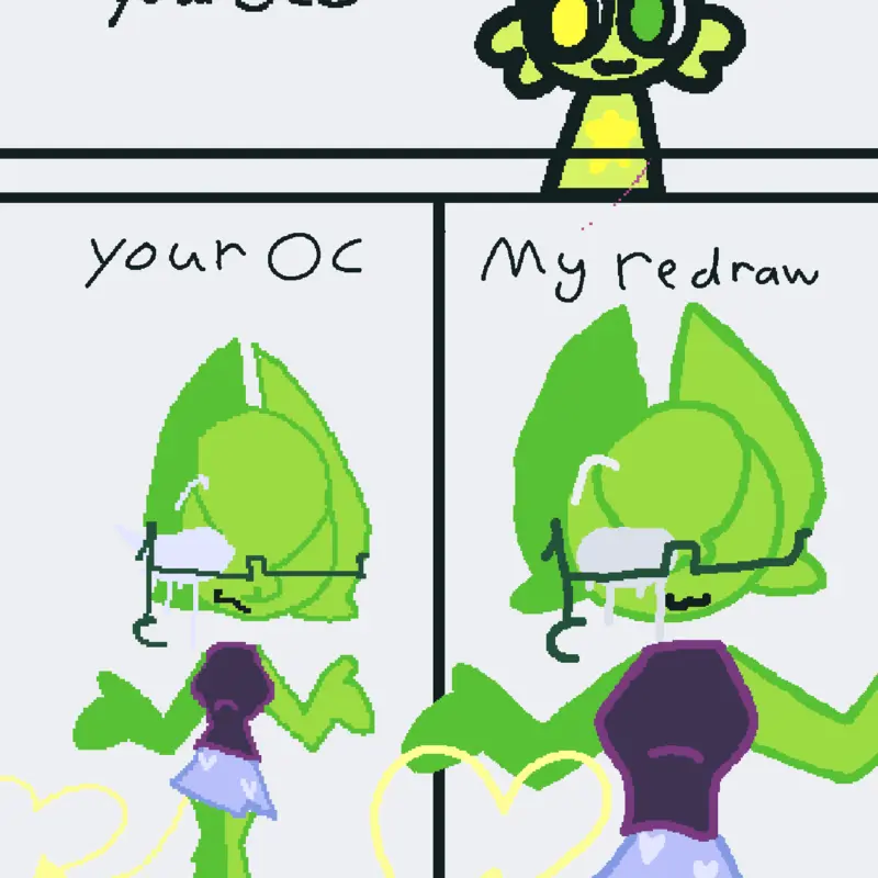 Your oc in my style by @Alena_DaAlien