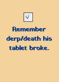 DERPS BACK HIS NEW ACCOUNT IS...