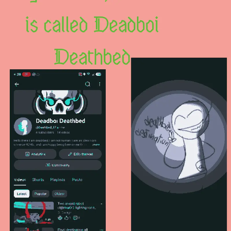 Sub to my youtube by @deathbed3