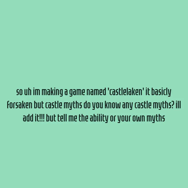 Game by @acatinmyhouse