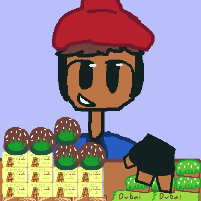 Me eating dubai mukbang by @rainbowemojicat-castle