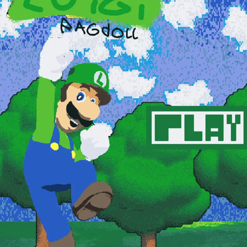 Super luigi ragdoll 64 by @maxseestar