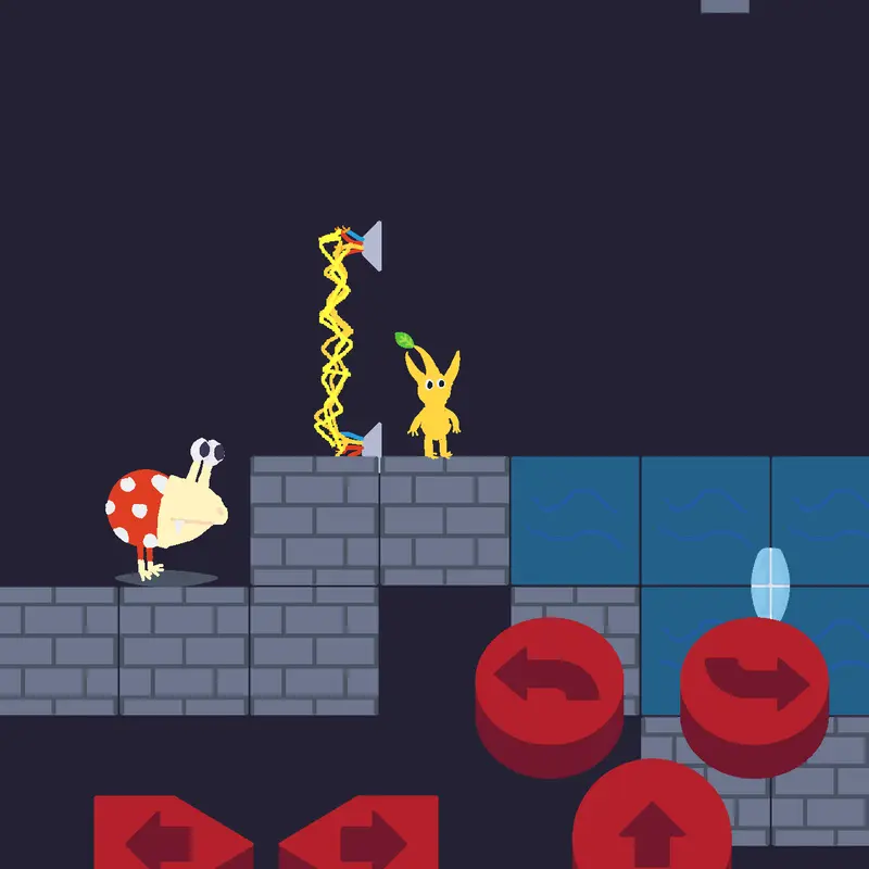 Pikmin platformer by @pikmin_