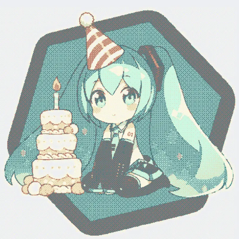 Happy birthday Mikuuuuu by @Tizisiky
