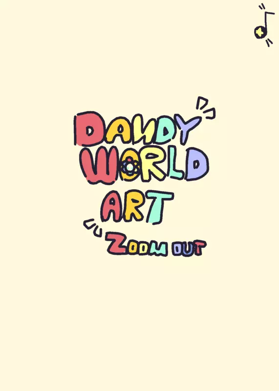 Dandy’s world art by @toasted_walffle