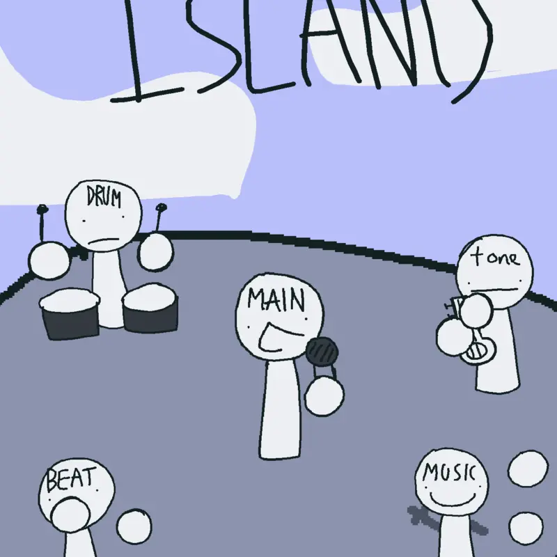 MUSIC ISLAND by @SILVER_DETECTIVE