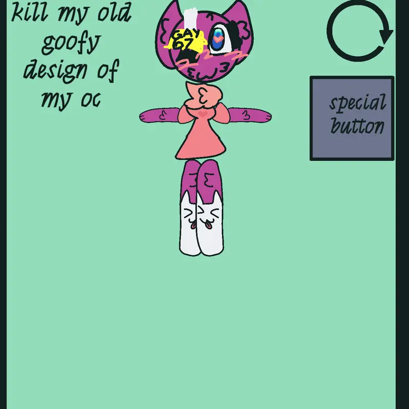 kill my old design of my oc by @billiefan_2ndacc
