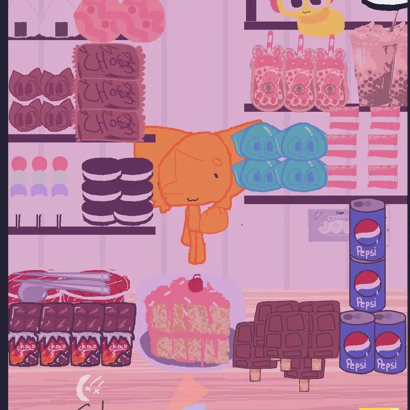 Why is Blud eating in spring fever by @Wafflelonies_and_nutella
