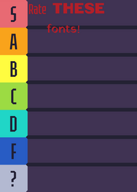 Rate these fonts!