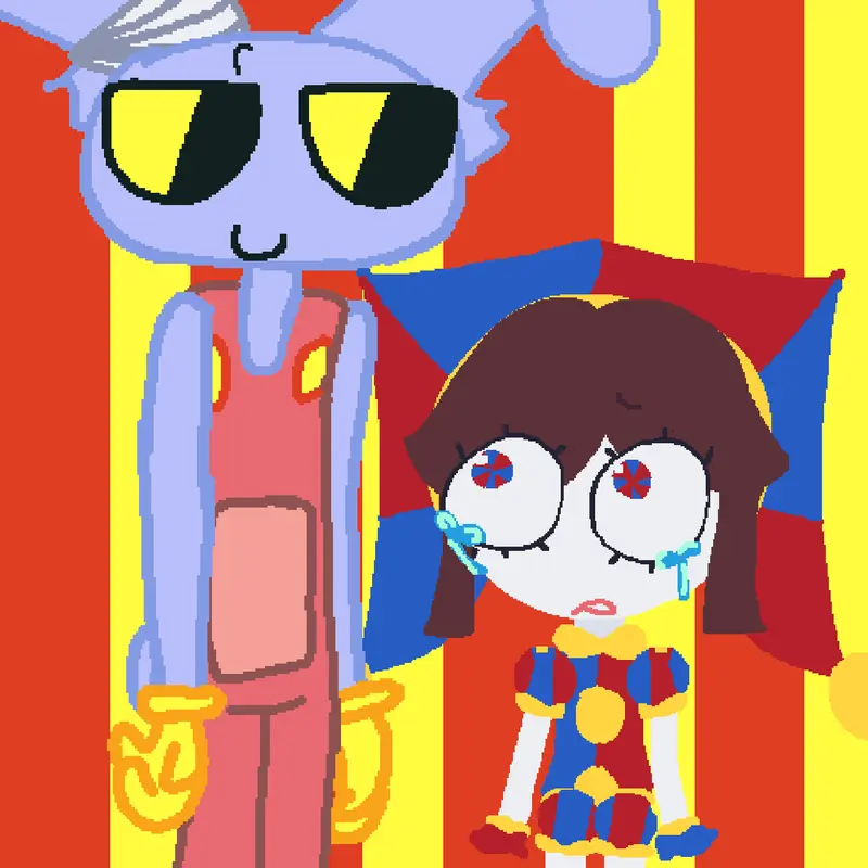 Pomni: I thought Jax died? Funnybunny..? by @TheREAL_Pomni