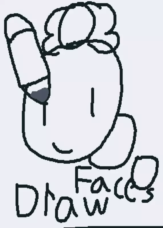 Drawing face Game by @Strawberrie_M1IK
