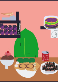 Leafy mukbang