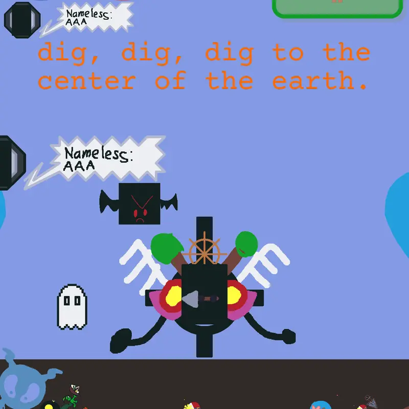 Dig to the center of the earth by @Ars11mi