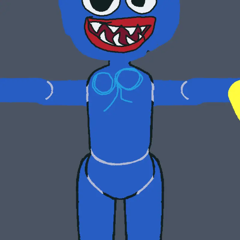 Huggy wuggy ragdoll:) by @DavidAlejandroMedina
