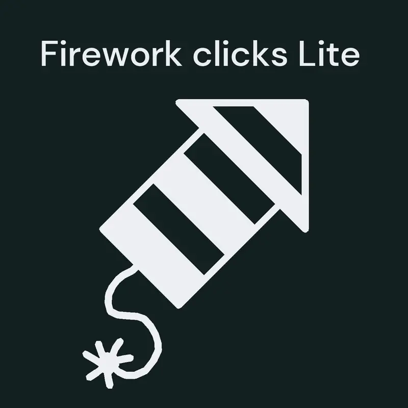 Firework clicks lite by @Ibrahim-11