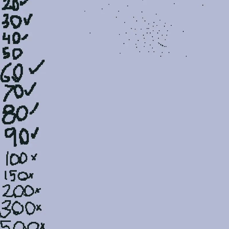 1 follower is 1 dot. by @Littlethefox