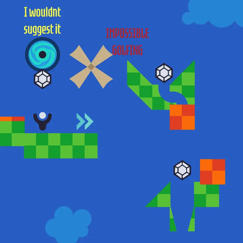 Impossible Golfing! by @I_LIKE_67