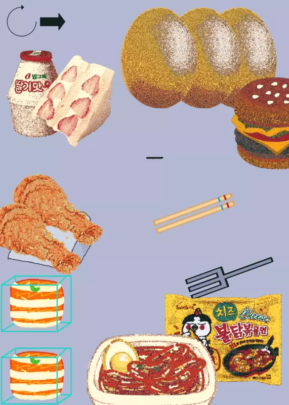 Mukbang game! by @Averi_Alliy