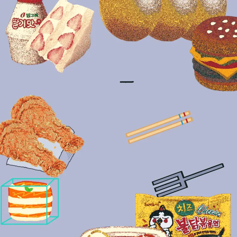 Mukbang game! by @Averi_Alliy
